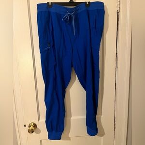 Healing Hands Royal Blue Scrub Set - Jogger and Dolman Top